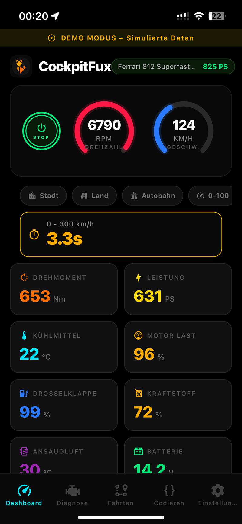 CockpitFux: Digitales Bordbuch für Coding, Dyno und DTC-Analysen