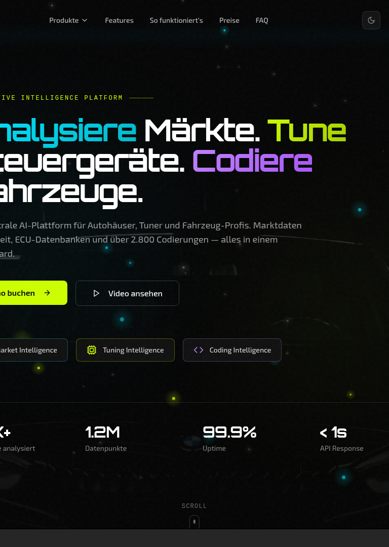 Automotive Intelligence: Datenbasierte Markt- und Softwareanalyse