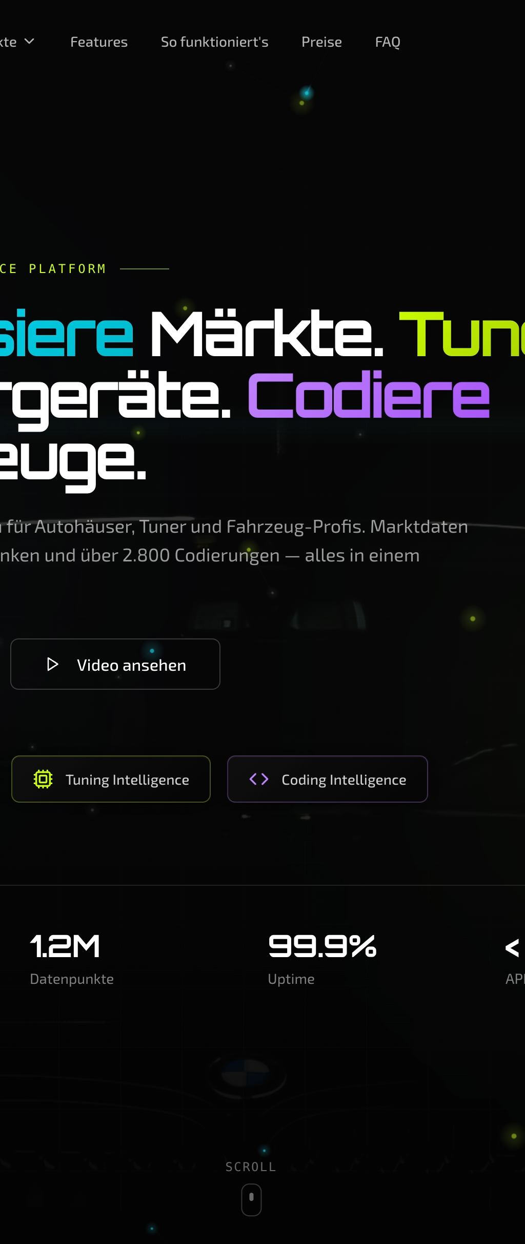 Automotive Intelligence: Datenbasierte Markt- und Softwareanalyse